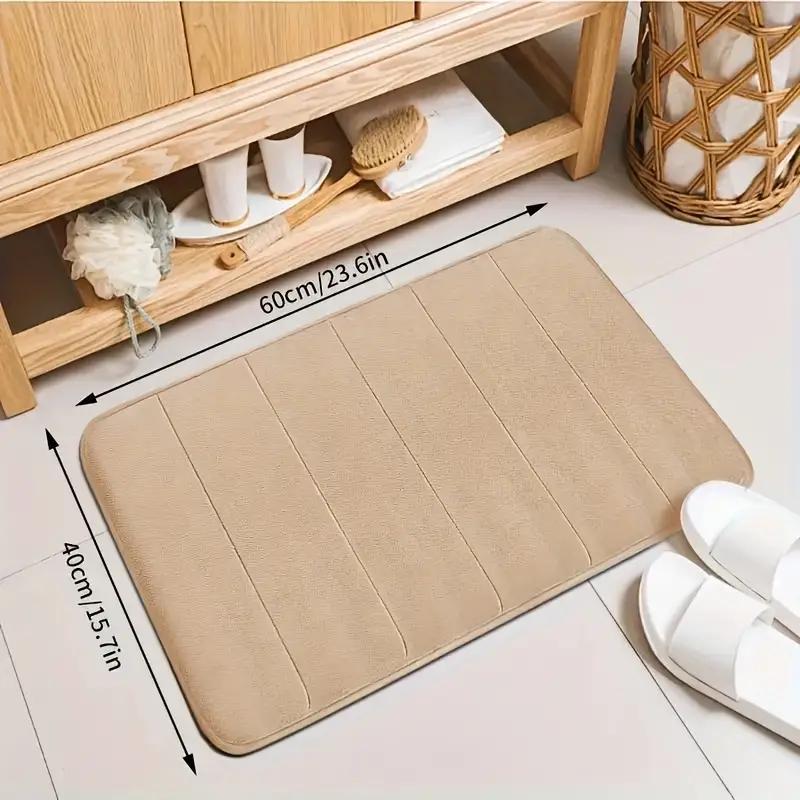 Super Absorbent Bath Mat For Bathroom Carpets Rugs Soft Memory Foam Floor Bedroom Toilet Floor Shower Non-slip Rug Home Decor
