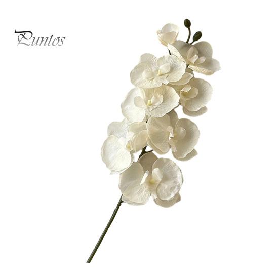 Orhidee artificiale, flori de mătase, realistă, pentru petrecere de nuntă, birou, centru de masă, decorare pentru ramură florală artificială Phalaenopsis