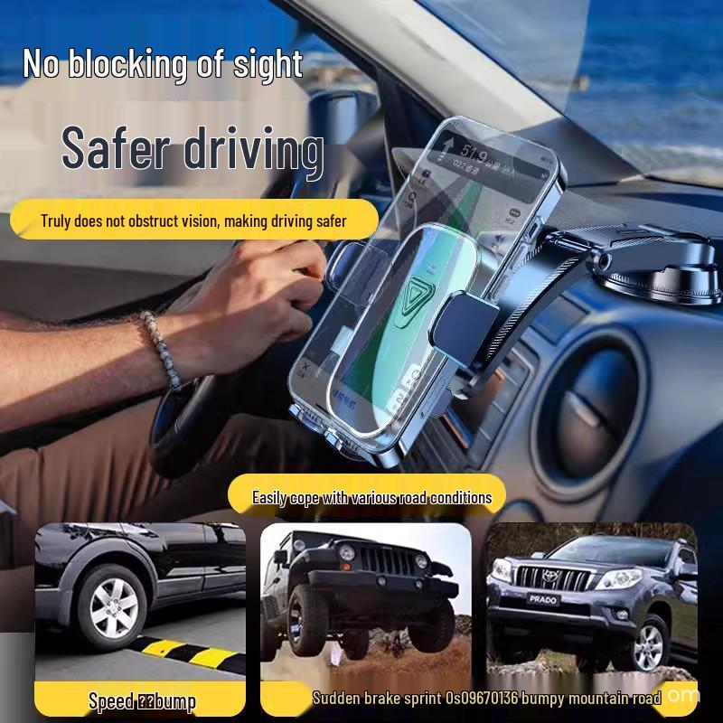 

Universal Anti-Shake Dashboard & Windshield Mount for Navigation Devices New Waterfall Stand [Textured Version]