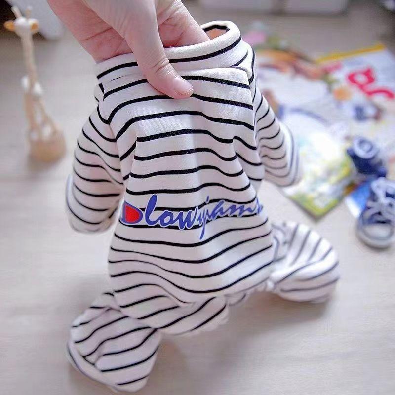 

Одежда для собак Осень одежда на четыре лапы Тедди Бигбер Шнауцер Маленькие и средние собаки Осень и зима домашняя пижама для щенка XXL chest 55 back 45 about 14-8 kg