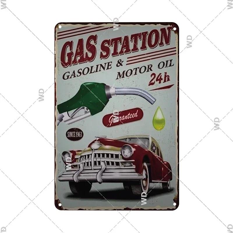 Castrol Motoröl Blechschild - Perfekt für Vintage Garagendekor - Tankstellenstil Wandplatte