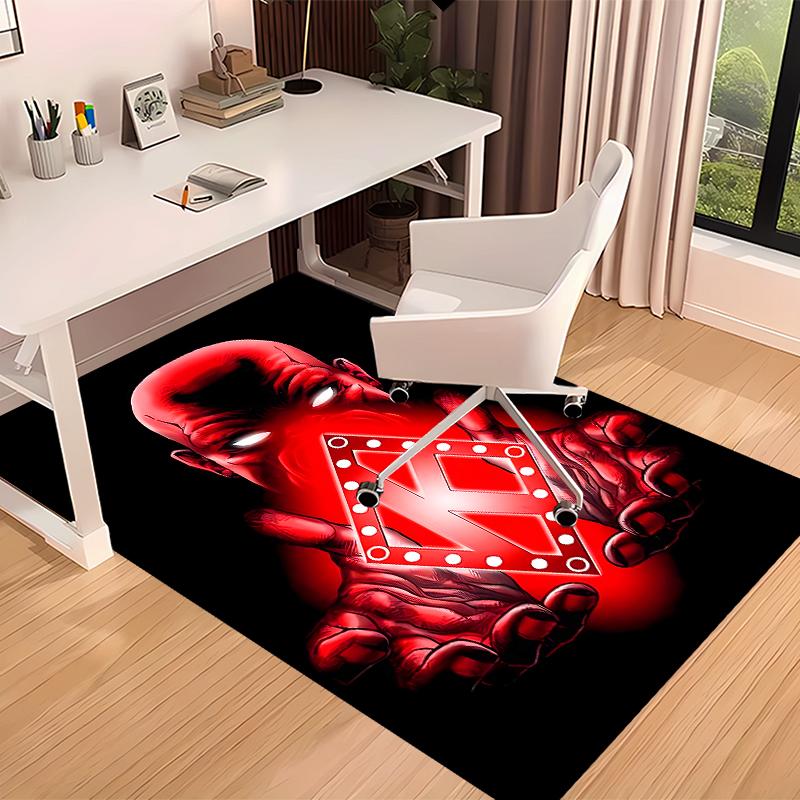 1pc Kappa Alpha Psi Print Area Rug - Soft, Washable Non-Slip Indoor Mat for Office Chairs, Living Room, Home Office Decorative Rug