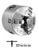 3-Jaw Lathe Chuck, 3 Inch (80 Mm), Self-Centering Chuck, 0.08-2.48 In (2-63 Mm) Clamping Range with T-key Fixing Screws Reversible Jaws