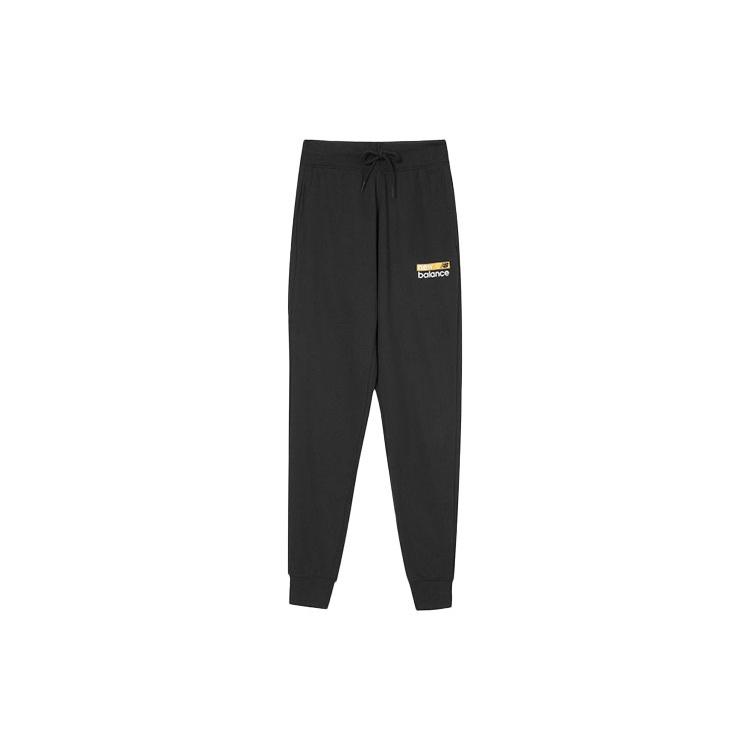 New Balance Logo Print Sweatpants Asia Sizing Black Red Men s MP03905-BM L