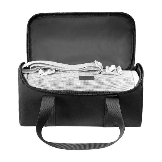 Speaker Storage Bag Water-Resistant Wear-Resistant Dirt-Resistant Bluetooth-compatible Speaker Case Zipper Closure Travel Organizer