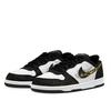 Nike Big Low Lu Cushioning Abrasion Resistant Slip Resistant Low top Skateboard Shoes Unisex Black White Gold 355152-016(Team661-)