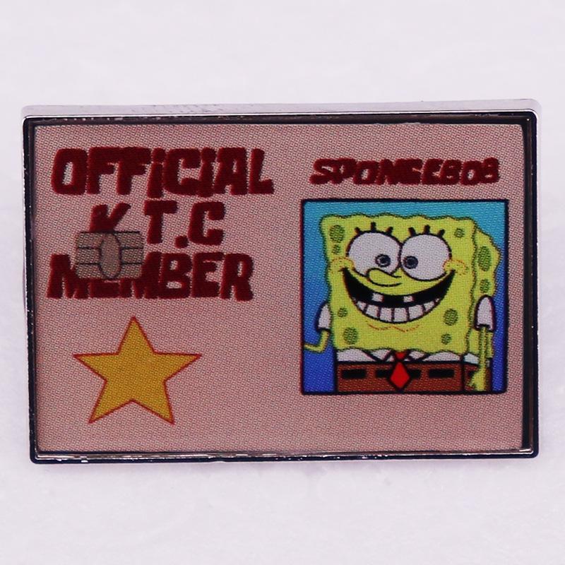 

SpongeBob Cartoon Character ID Badge Accessory Gift No size information provided