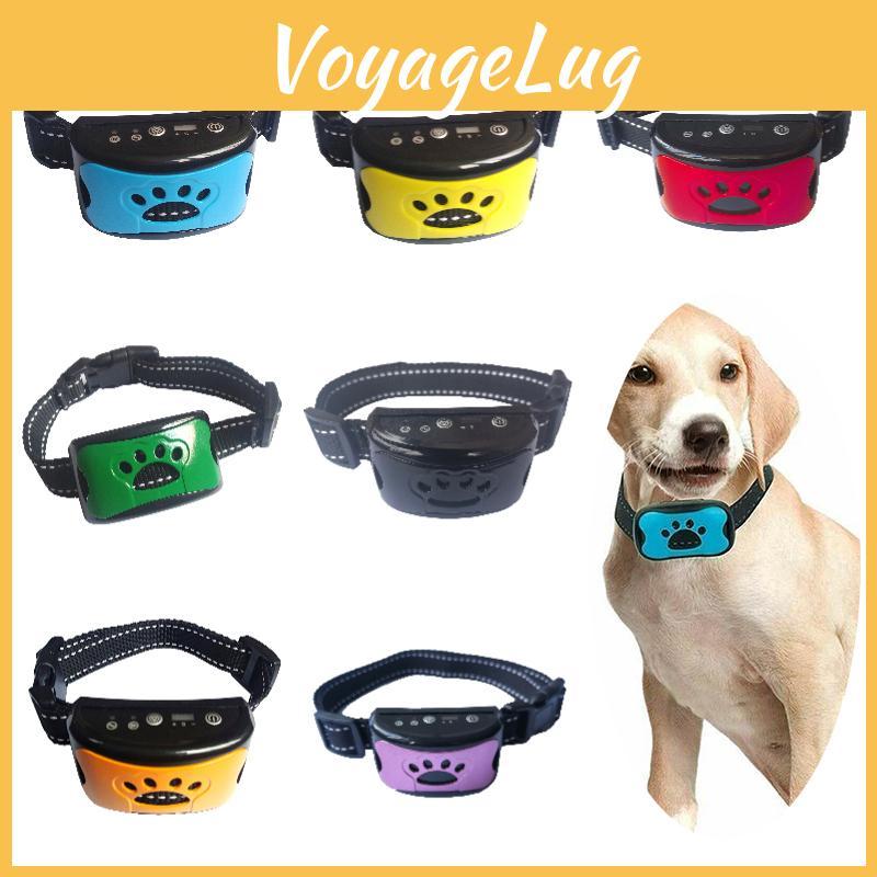 Dog Anti Bark Training Collar Sound Vibrate Automatic Stop Rechargeable Barking