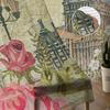 Old London England Poster Art Clock Tower Car Tulle Sheer Window Curtains for Living Room Bedroom Voile Organza Curtains Drapes
