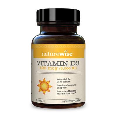 Vitamin D3 5000 IU, 90 Softgels