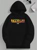 Übergröße Barcelona Spanien Hoodie - Lässiger lockerer Schnitt