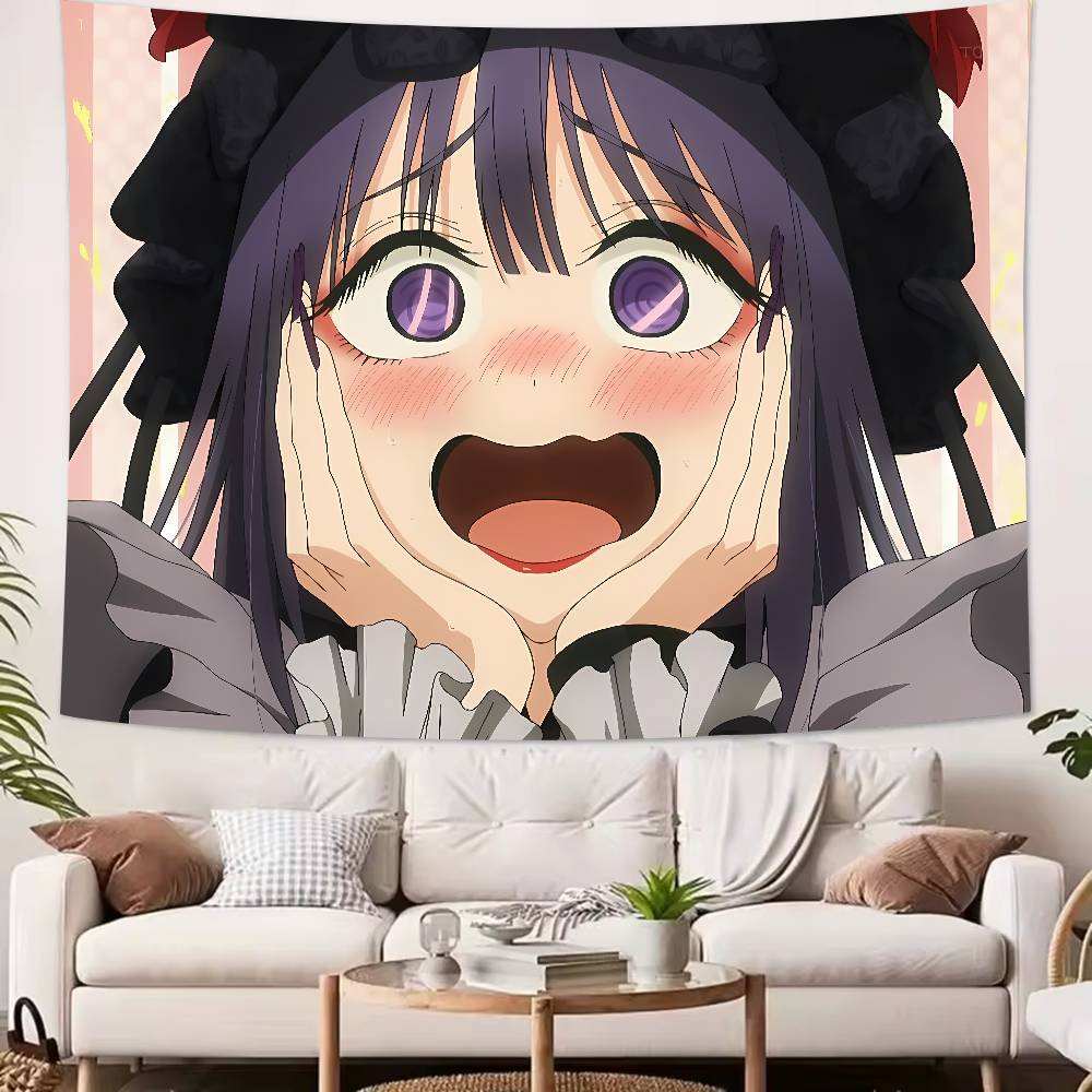 Large Kawaii Pretty Girl Marin Kitagawa Tapestry Wall Hanging Wall Rugs Dorm Decor Blanket Camping Decoration Tapestry