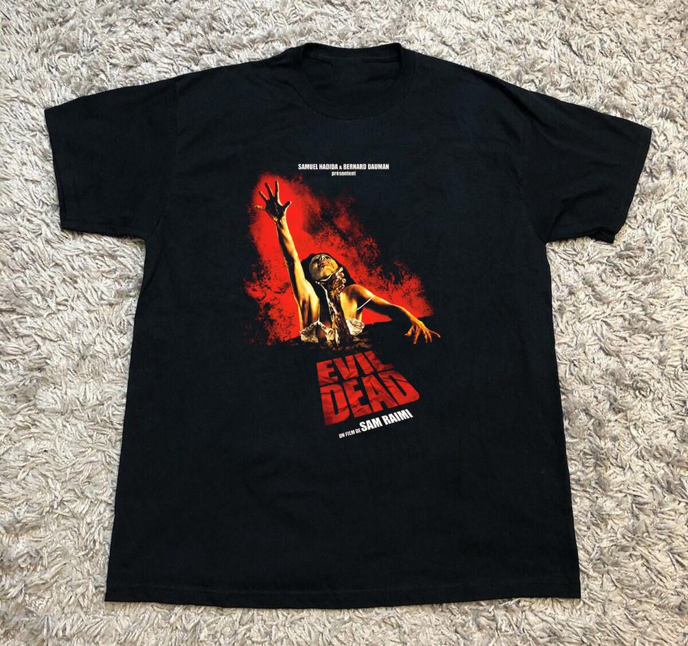 

THE EVIL DEAD Movie Horror Black Shirt Full size S5XL MI597 Unisex T-Shirt S