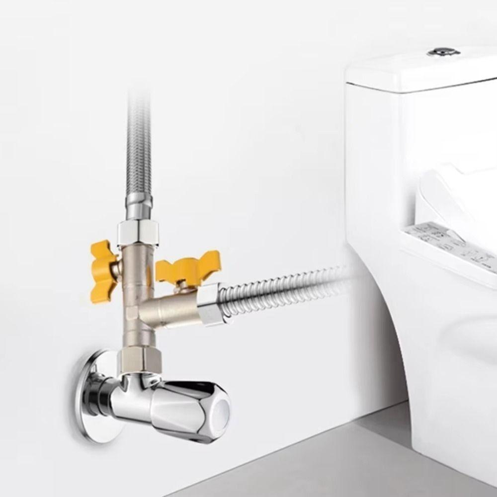 Brass Faucet Diverter Valve Thickened Hose Pipe Fitting New Shower Diverter Valve Water Pipe
