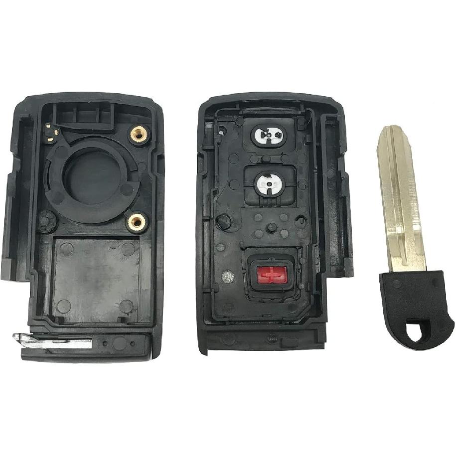 Replacement Key Fob Cover Case fit for 2004-2009 Toyota Prius Keyless Entry Key Fob Shell