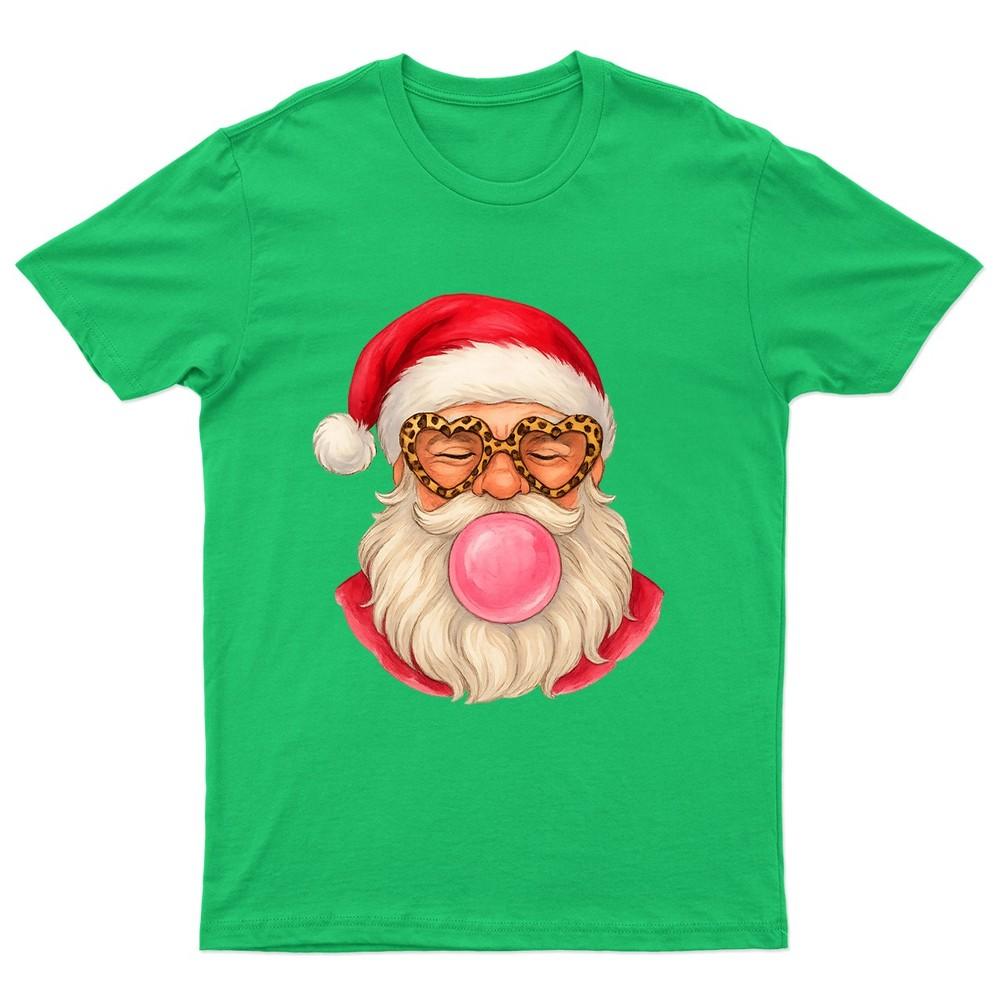 Santa Bubblegum Christmas Holiday TShirt Unisex Gift Retro Funny Unisexs S