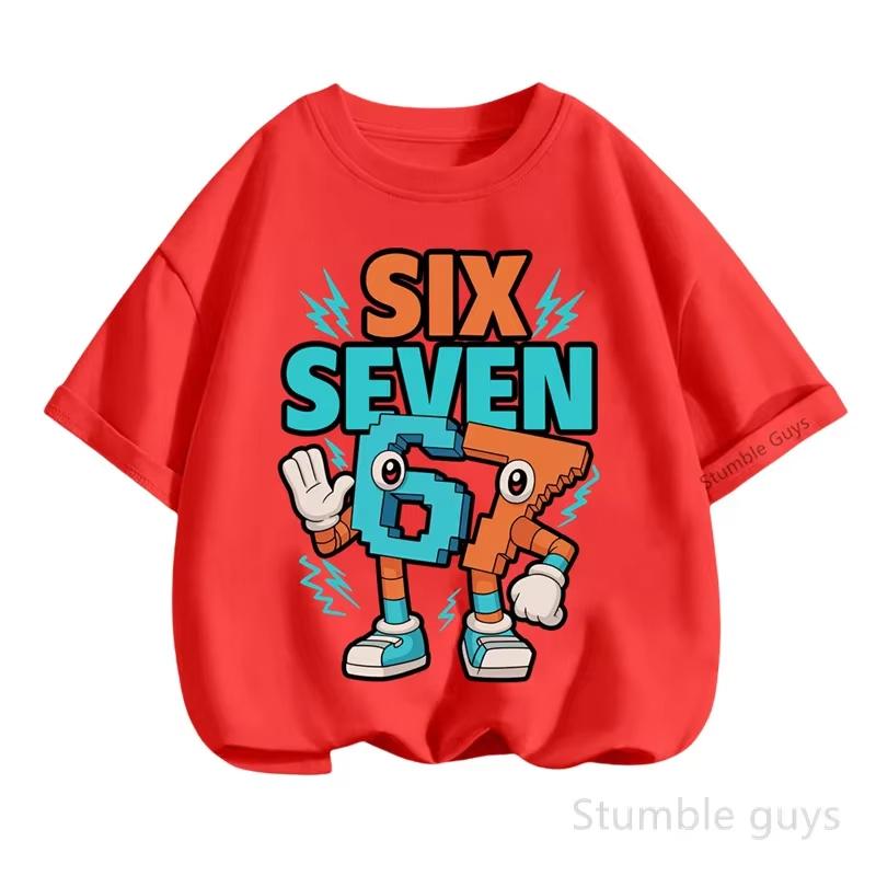 Kids Baseball Donut 67 Graphic TShirt Soft Cotton Sporty Fun Wear for Boys Girlsdf0119