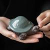 Little Turtle Tea Filter Household Creative Teahouse Tabletop Decoration Small Tea Separator Ceramic Filter Teaware Accessories