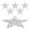 6 Stück Stern Strass Aufbügelbilder DIY Funkelnde Wärmeübertragungs-Applikationen für T-Shirts Jeansjacken Sweatshirts Partykleidung
