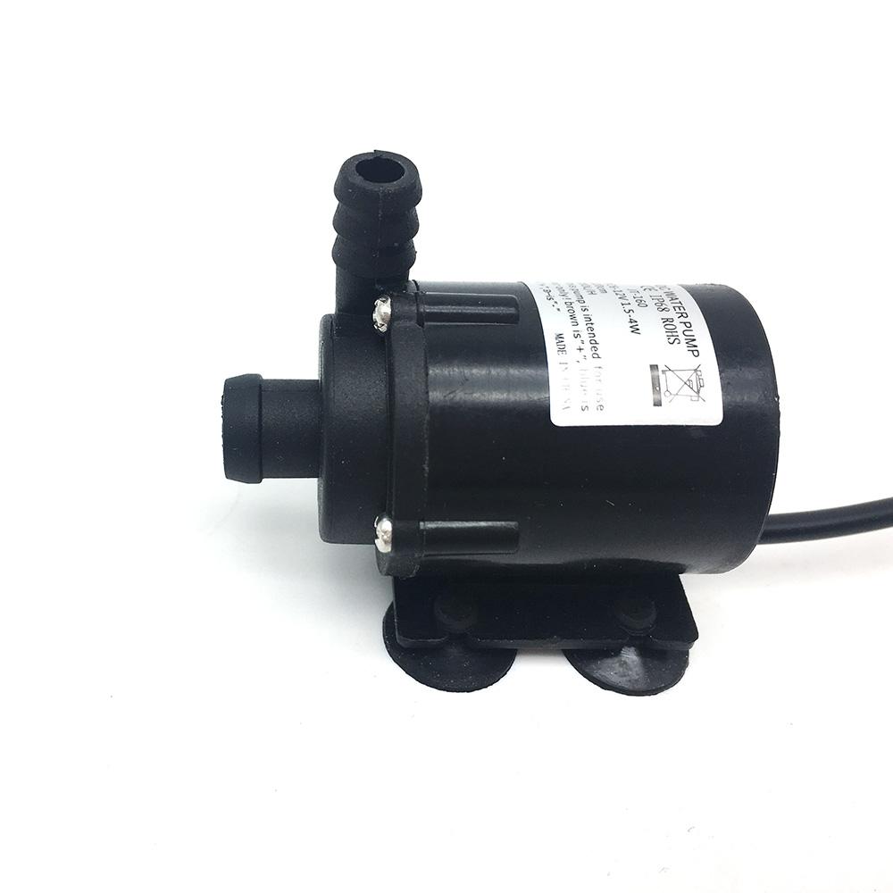 DC 6~12V 280L/T Mikro Akvarium Senkbar Vannpumpe Mini Akvariepumpe 1,5~4W Maks Løftehøyde 2,2M
