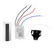 1/2/3 Ways ON OFF 220V Wireless Lamp Remote Control Switch Receiver Transmitter with/no Remote Bracket for Lighting Lamp Fan