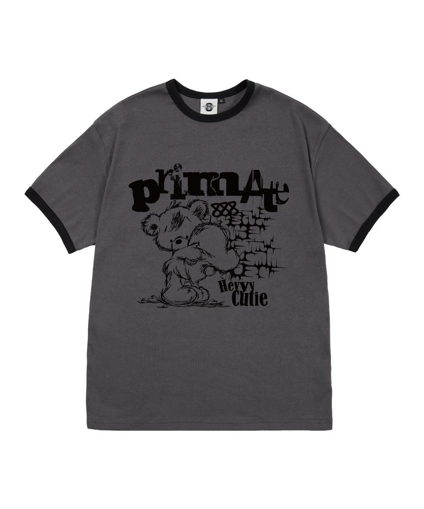 PRIMATE Lily Women'S Fleece Ringer Short Sleeve T-Shirt 5 Colors