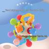 Baby Manhattan Teething Ball: Soft Silicone Grip & Rattle for Infant Development.