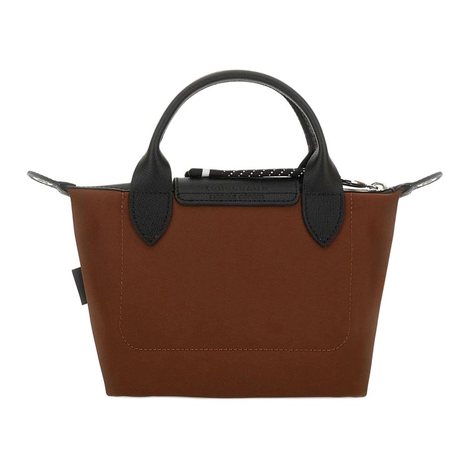 Longchamp Le Pliage Energy Recycled Canvas Knödeltasche Mini Damen Umhängetasche Schokolade 1500HSR203