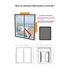 Latest double zipper side opening mosquito proof screen window for indoor use, customizable size, non porous self-adhesive