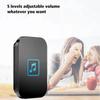Waterproof Wireless Doorbell Plastic Welcome Doorbell Easy Installation Door Chime Kit  Apartment
