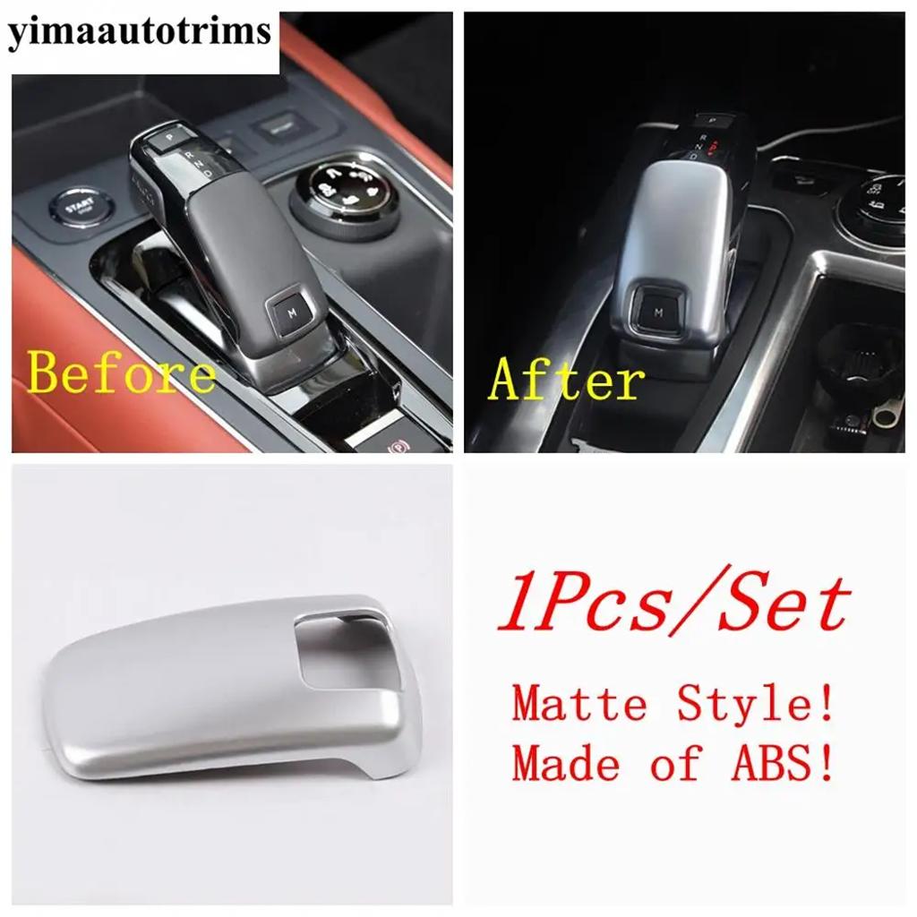 

Gear Shift Knob Cover Trim Accessories For Peugeot 3008 5008 GT 2017 - 2024 / Citroen C5 Aircross 2018 - 2024 / 2008 - 2024 Matte