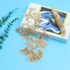 Gold Sequined Bead To Flower Bead Embroidery Lace Flower Decal Embroidery Lace Stage Performance Accessories