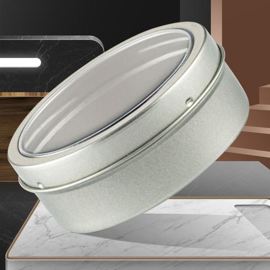 Magnetic Spice Tins with Lids Tinplate Kitchen Seasoning Box for Refrigerator