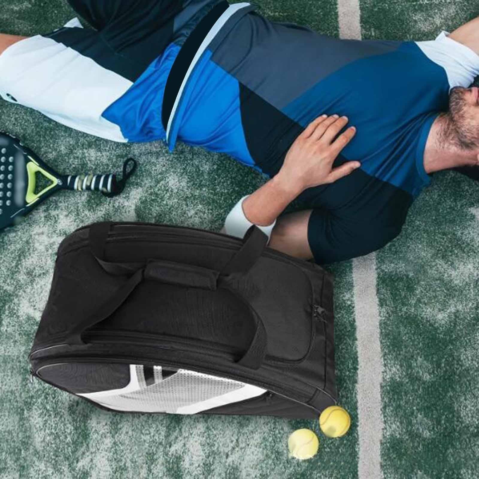 

Tennis Backpack Supplies Gym Bag for Racket Travel Badminton Racquet