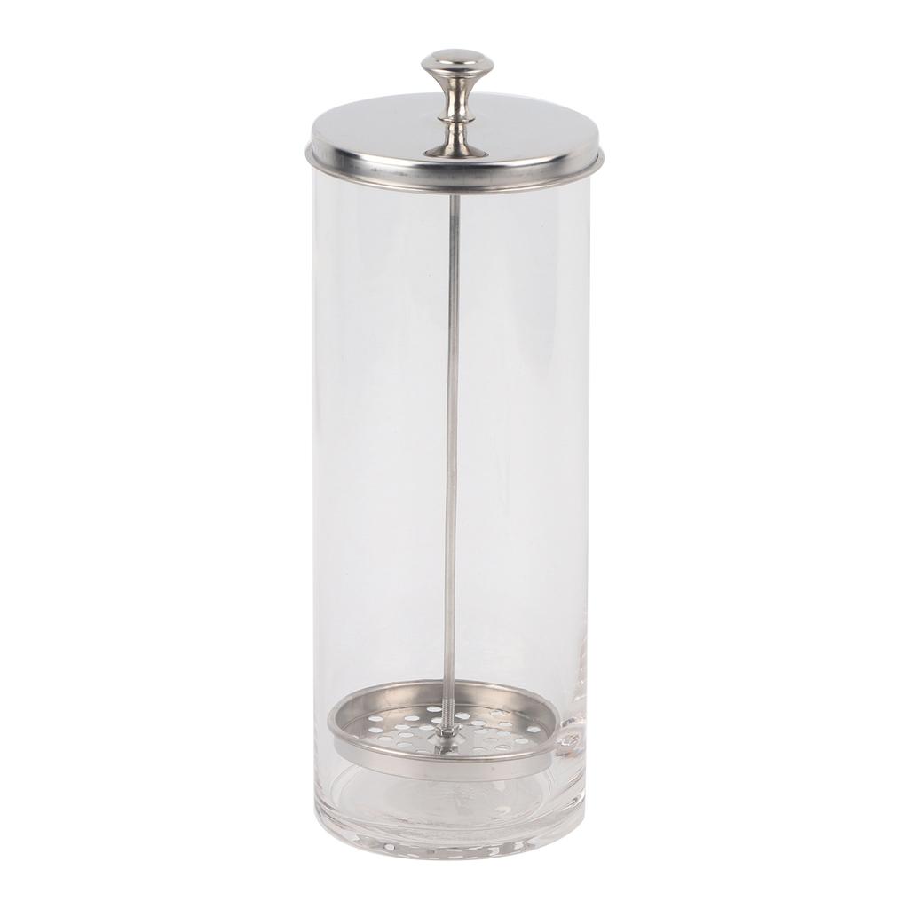 2 Types Disinfection Jar Sterilization Container Sanitizer Glass Jar Manicure Tools for Salon
