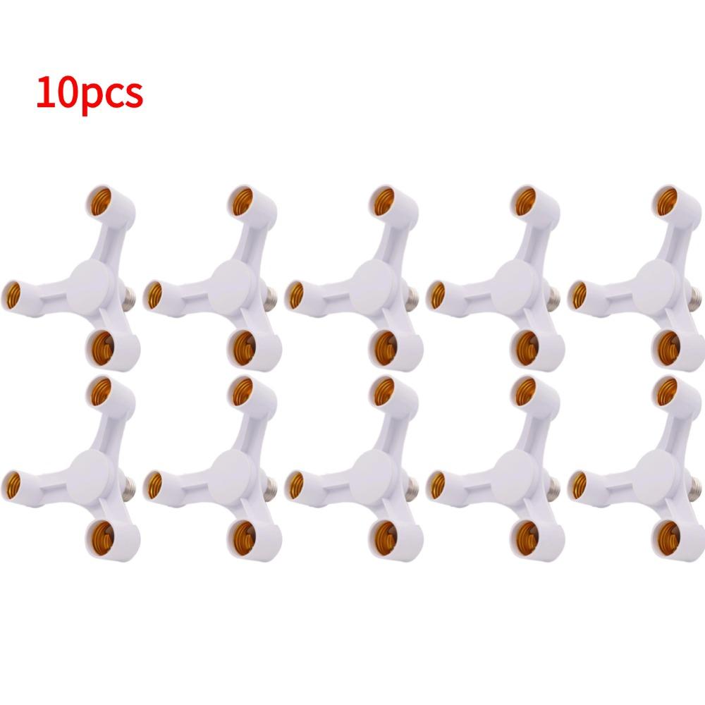 3 In 1 E27 To E27 Extended LED Bulb Socket Splitter Adapter Bracket for Photo Studio Restaurants E27 Lamp Socket Adapter