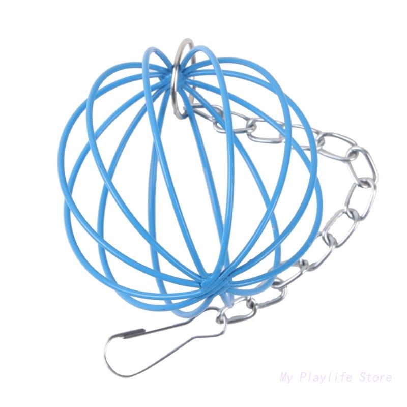 

Металлическая круглая сфера кормушка для упражнений подвесные шарики из сена морские свинки хомяк кролик игрушка для питомца подвесная стойка для кормления сена синий