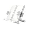 LIKENNY Book Reading Angle with Extendable Transparent Made of Virgin for Desktop Gift Stand, Rest, 180° Adjustment, Foldable, A4/A6 Compatible,