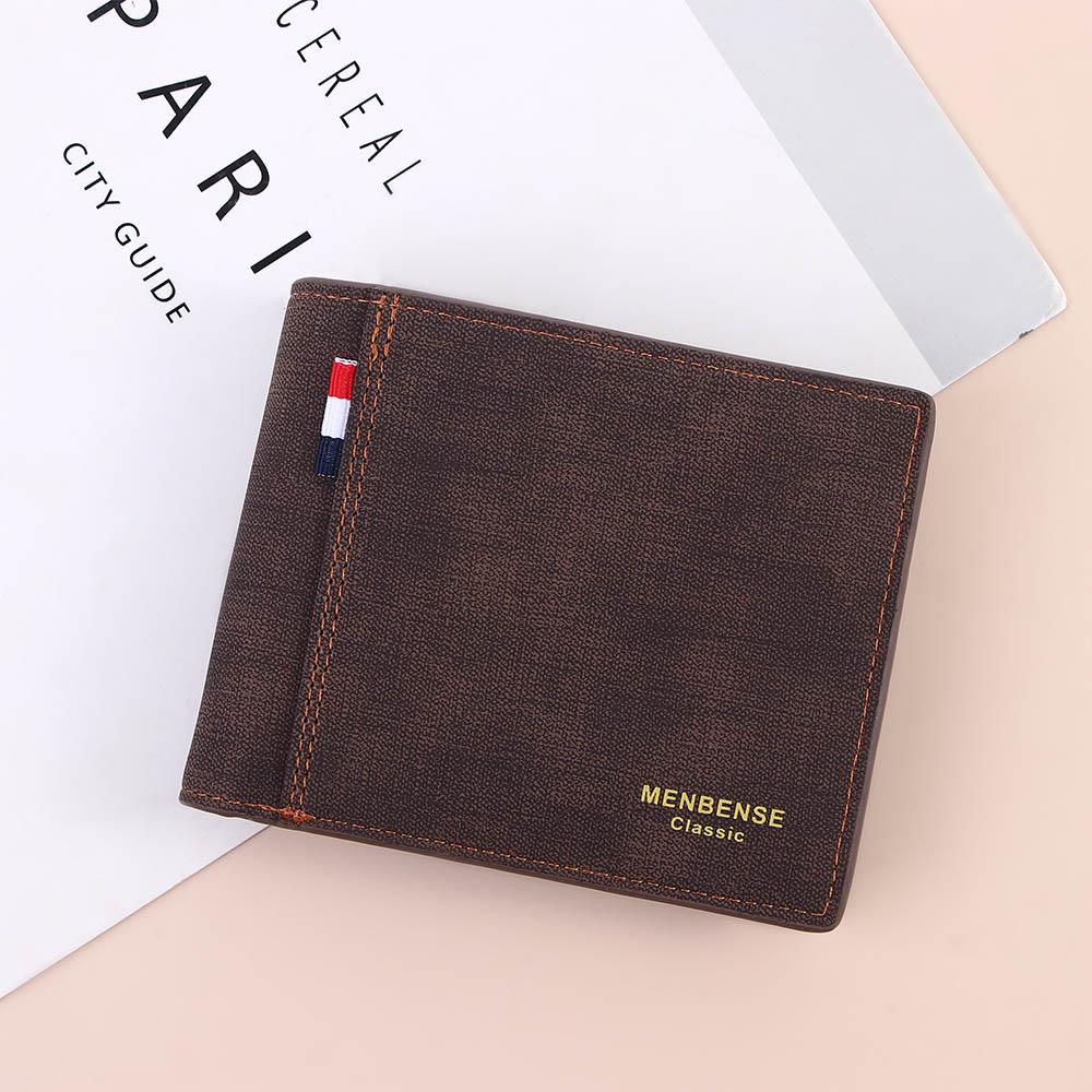 Card Clip Multi Card Pockets Money clip Male Wallet Coin Purse Short Money Bag Business Card Holder