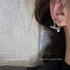Cold Wind Chain Fringed Earrings Set Trendy Girl Niche Design Earrings Versatile Earrings