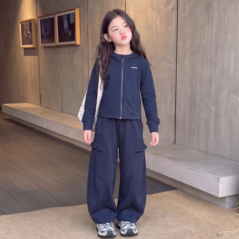 Moonkids Girls' Autumn Casual Sportswear Set