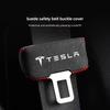 pwknb9 2Pcs Car Seat Safety Belt Buckle Cover Protective Accessories For Tesla Model-Y Model-3 Model-X Model-S Cybertruck Roadster