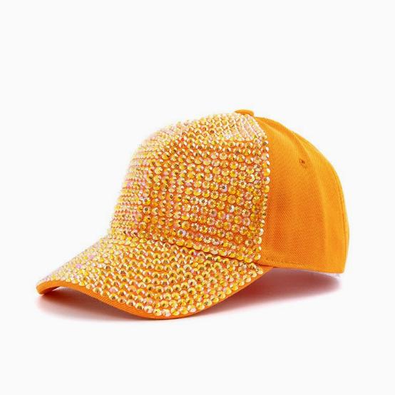 Summer Ladies Baseball Cap Korean Wild Spring and Autumn Rhinestone Caps Fashion Personality Street Highlights Hip-hop Hats