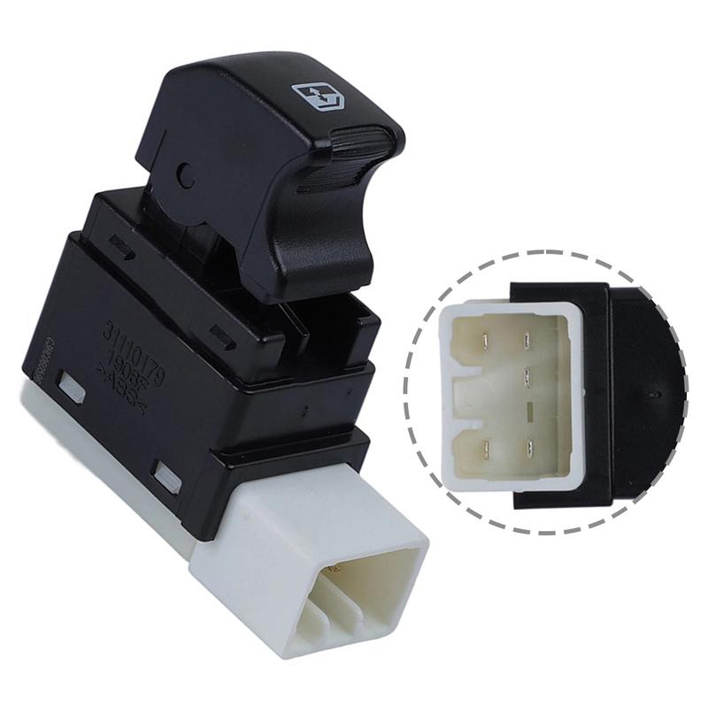 Automotive Replacement Part BLACK Power Window Switch Button Direct Replacement Switch Effortless Window Operation