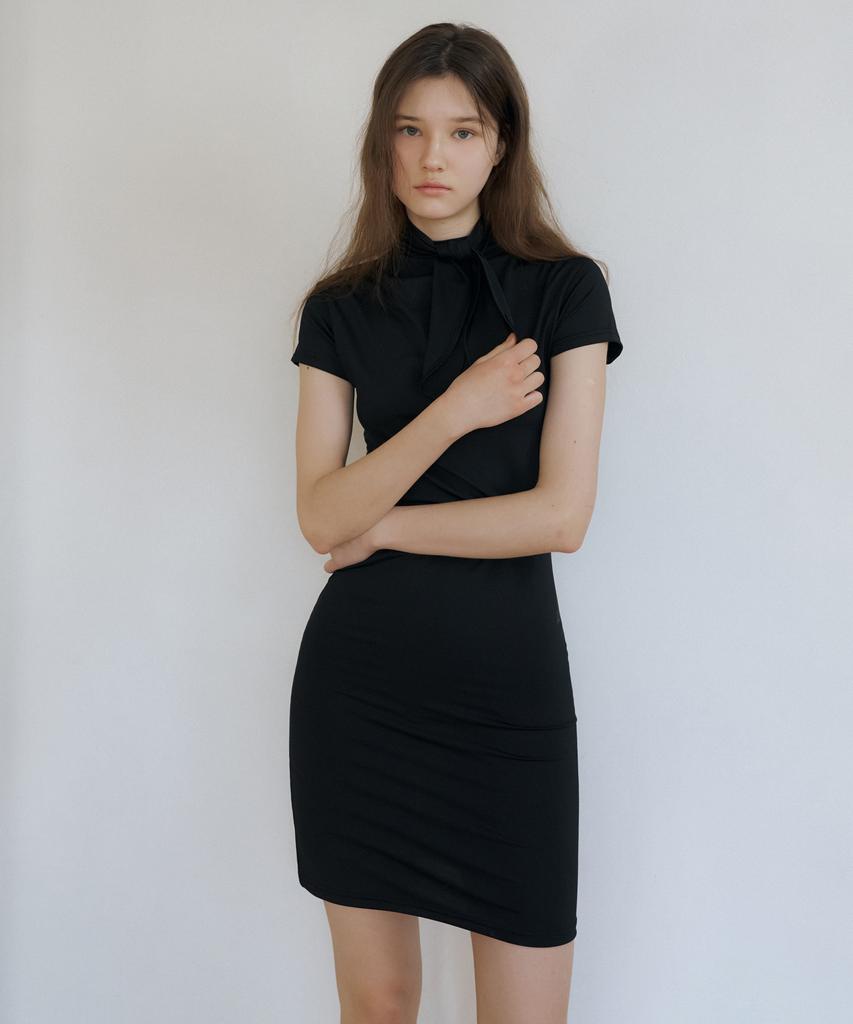 Riorg Wa Tie Half Neck Mini Ops Black