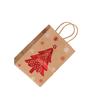 Christmas Brown Paper Bags Widely Used Large Capacity Portable Gift Bags With Handles
