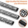 NBTEPEM Bling Car Air Conditioner Decoration Strip for Vent Outlet, 10 PCS Universal Rhinestone Car Vent Outlet Trim Decorations, Bling Interior