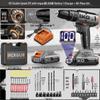 KOMAX 21V Cordless Impact Drill & Screwdriver Tool Kit CN Plug (adapter Included)