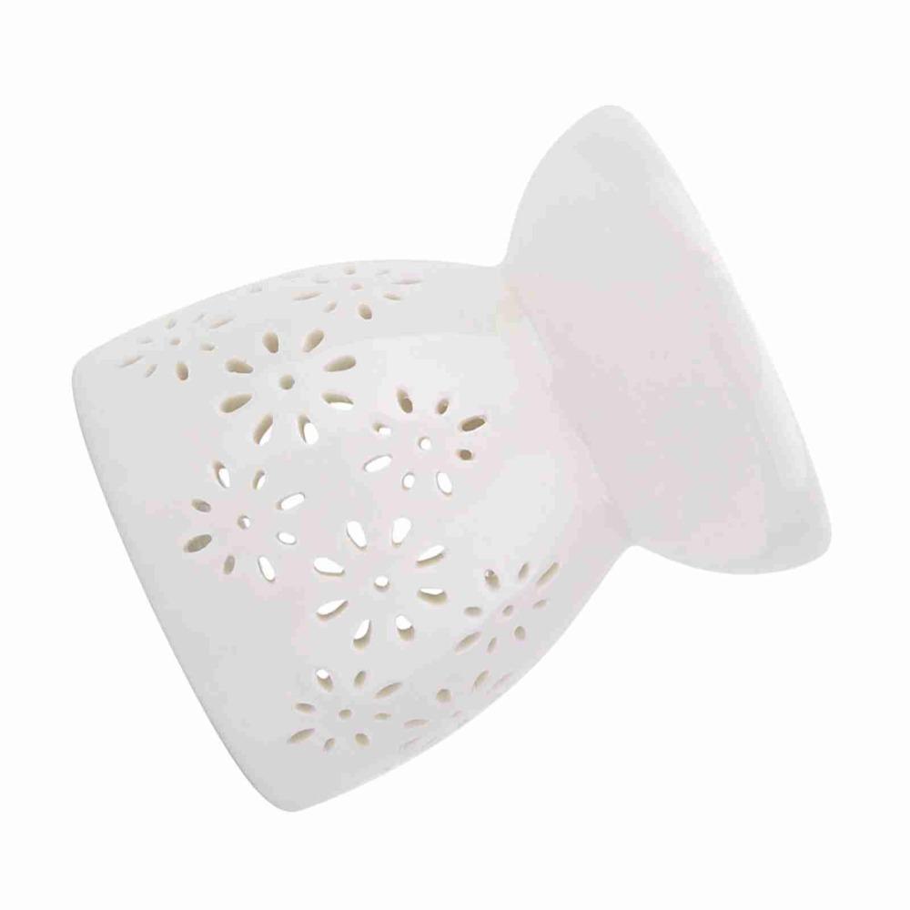 Hollow Design Fragrance Lamp White Color Aromatherapy Stove Decorative Incense Burner  Home