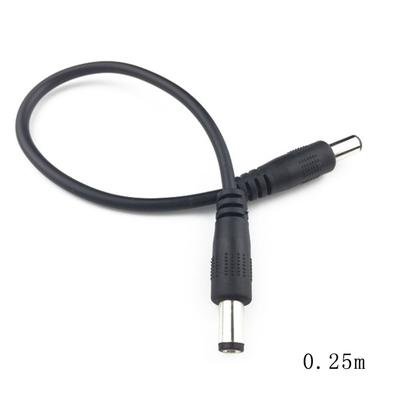 DC Power Plug 5.5 X 2.1mm Male To 5.5 X 2.1mm Male CCTV Adapter Connector Cable Power Extension Cords